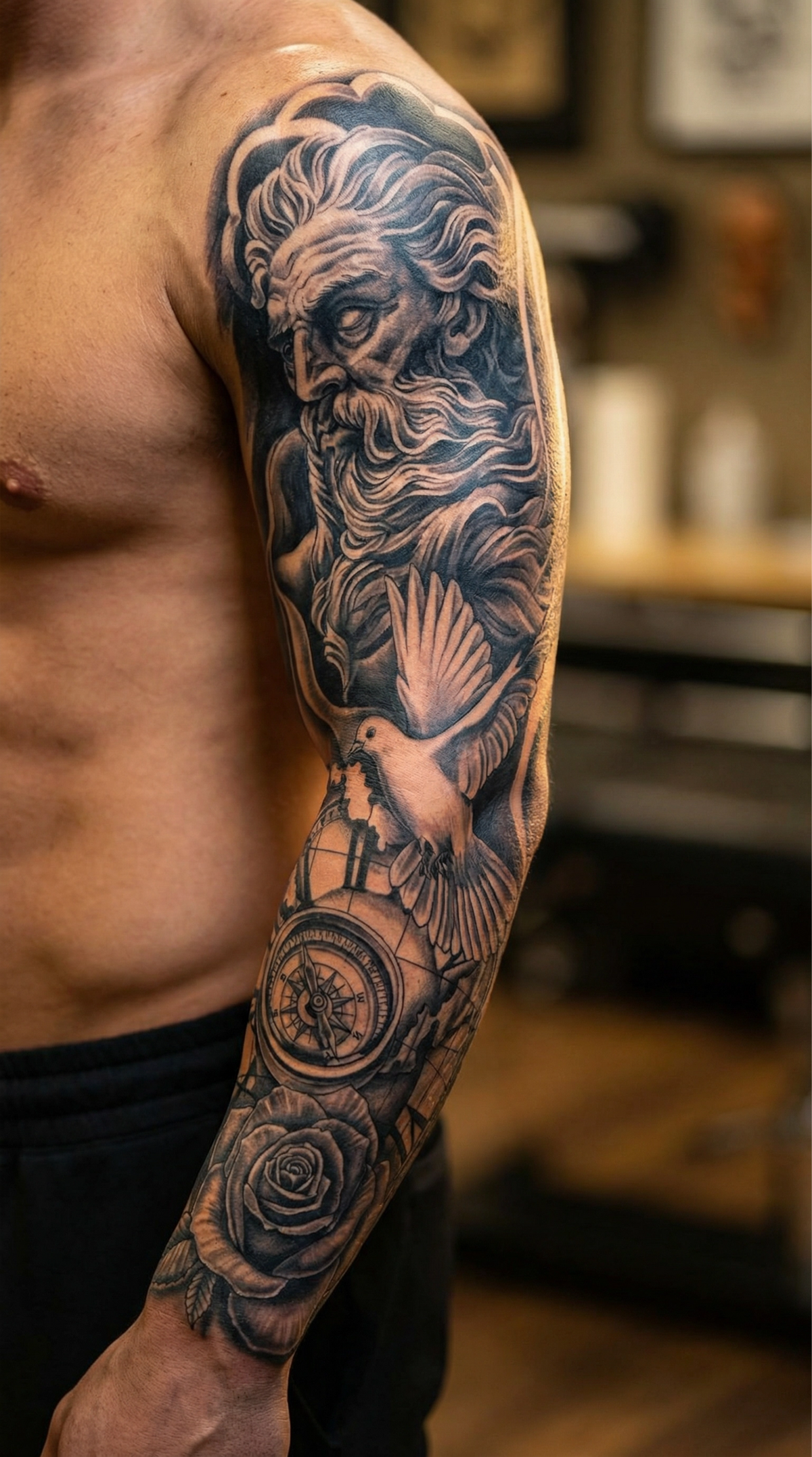 Triumf, model de tatuaj temporar inspirat din ideea de victorie