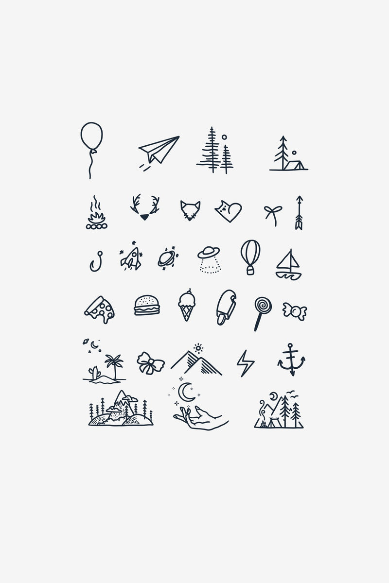 Mini Aventuri - tatuaj temporar Inklabs